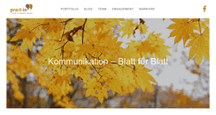Desktop Screenshot of pro-t-in.de